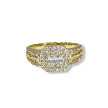 Cargar imagen en el visor de la galería, Princess ring Gold Plated 14 k
