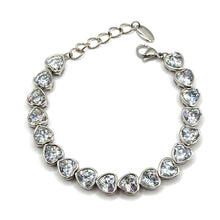 Cargar imagen en el visor de la galería, Silver Heart brazalete
