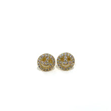 Cargar imagen en el visor de la galería, Emoji stud Gold Plated 14 k
