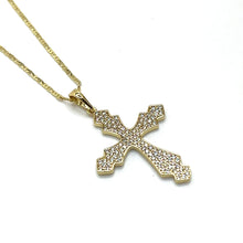 Cargar imagen en el visor de la galería, Cross in fine Necklace
