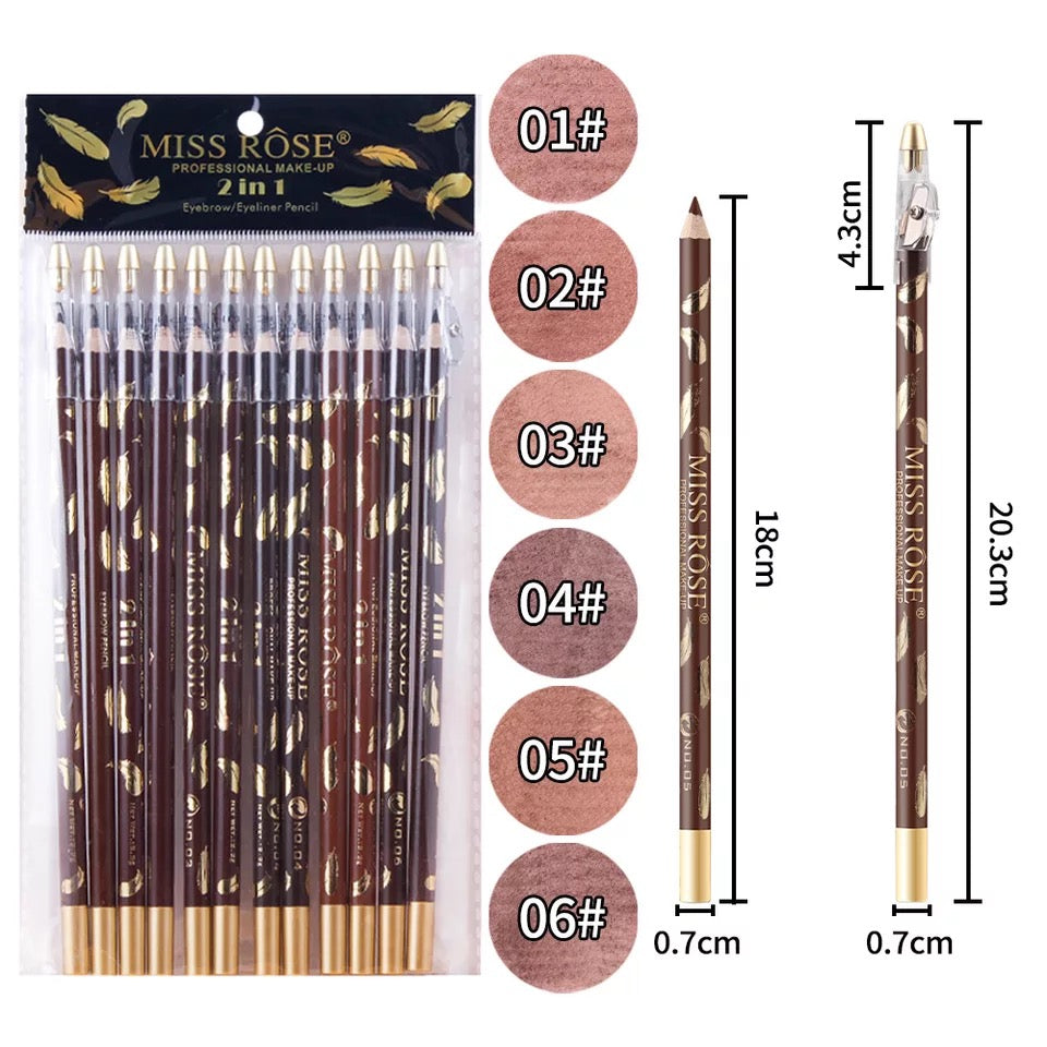 Lapiz para ceja y para delineado