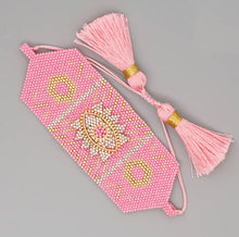 Cargar imagen en el visor de la galería, Pulso Miyuki Rosa ancho
