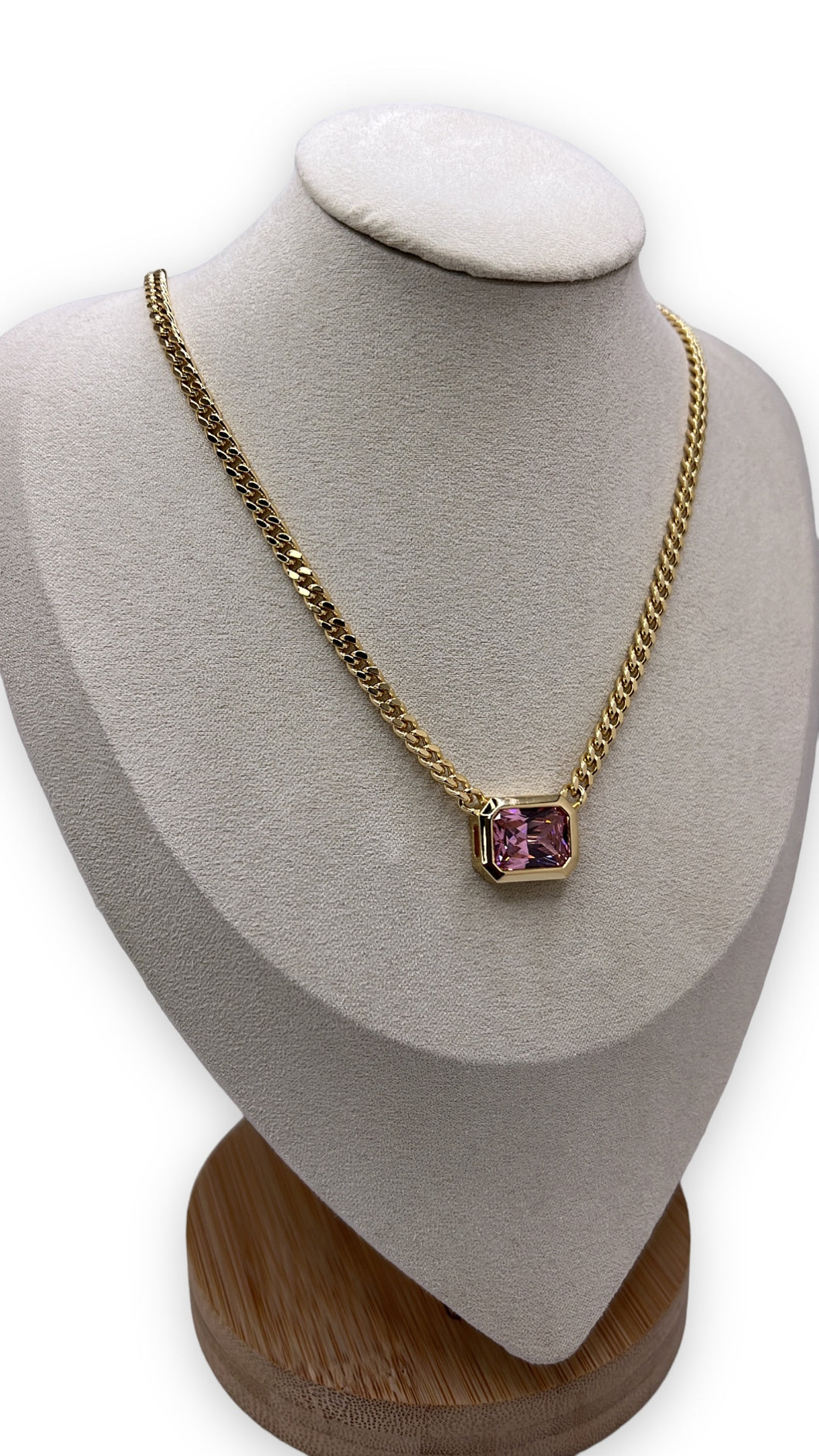 Pink Stone Necklace