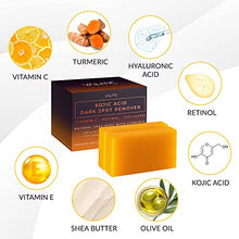 Cargar imagen en el visor de la galería, VALITIC Kojic Acid Dark Spot Remover Soap Bars with Vitamin C, Retinol, Collagen, Turmeric - Original Japanese Complex Infused with Hyaluronic Acid, Vitamin E, Shea Butter, Castile Olive Oil (2 Pack)
