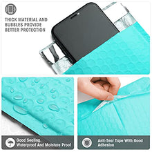 Cargar imagen en el visor de la galería, Metronic Teal Bubble Mailers 4x8 Shipping Bags
