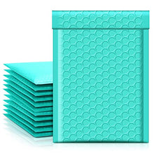 Cargar imagen en el visor de la galería, Metronic Teal Bubble Mailers 4x8 Shipping Bags
