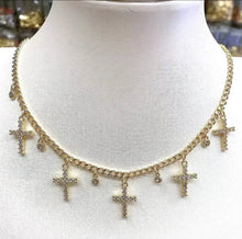 Cargar imagen en el visor de la galería, Collar de cruces
