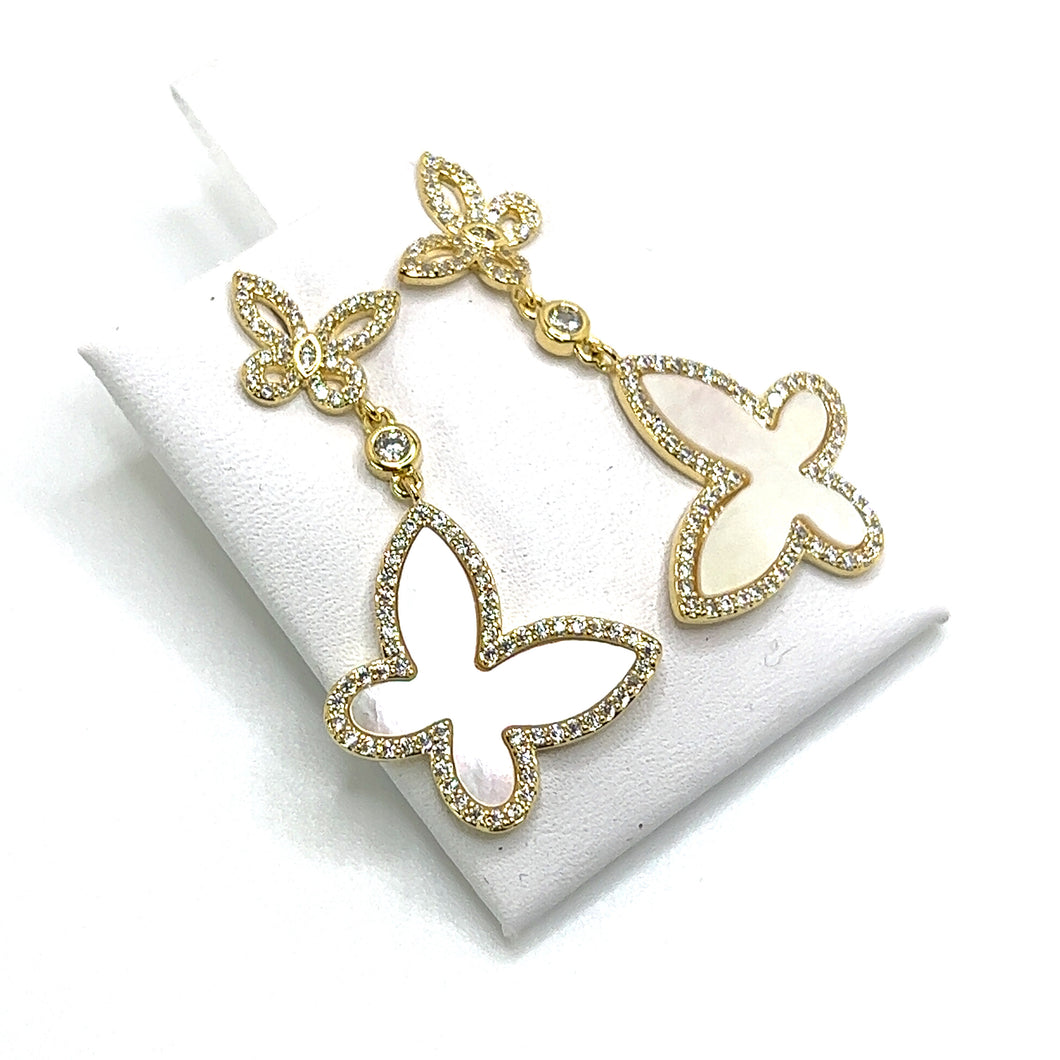 Nácar Butterfly Earrings