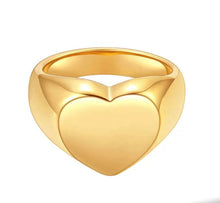 Cargar imagen en el visor de la galería, Anillo Corazón Acero
