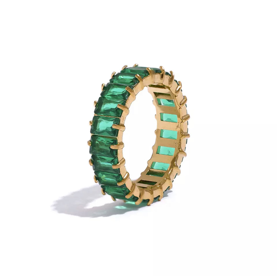 Anillo  tenis  verde