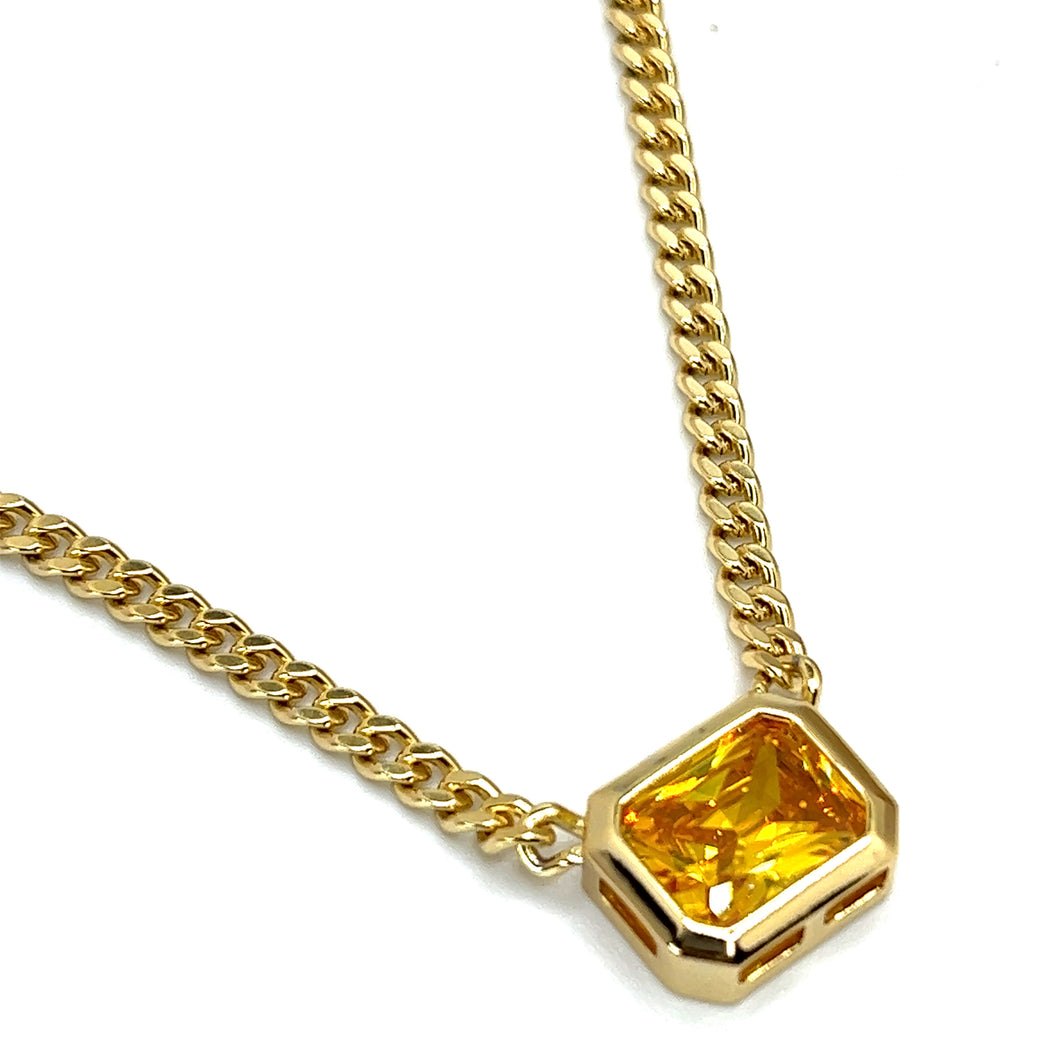 Ochun Necklace ( cuban link )