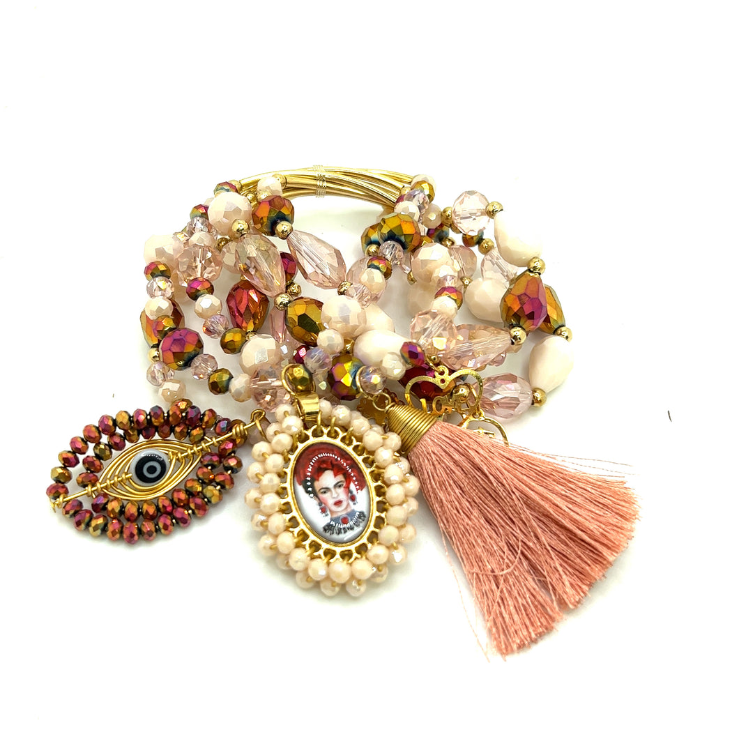 Pulsera Frida Rosa